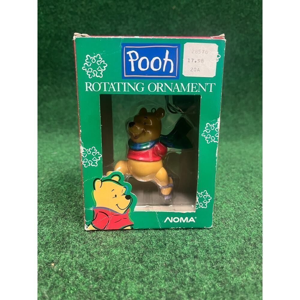 Pooh Rotating Ornament 1989 Christmas